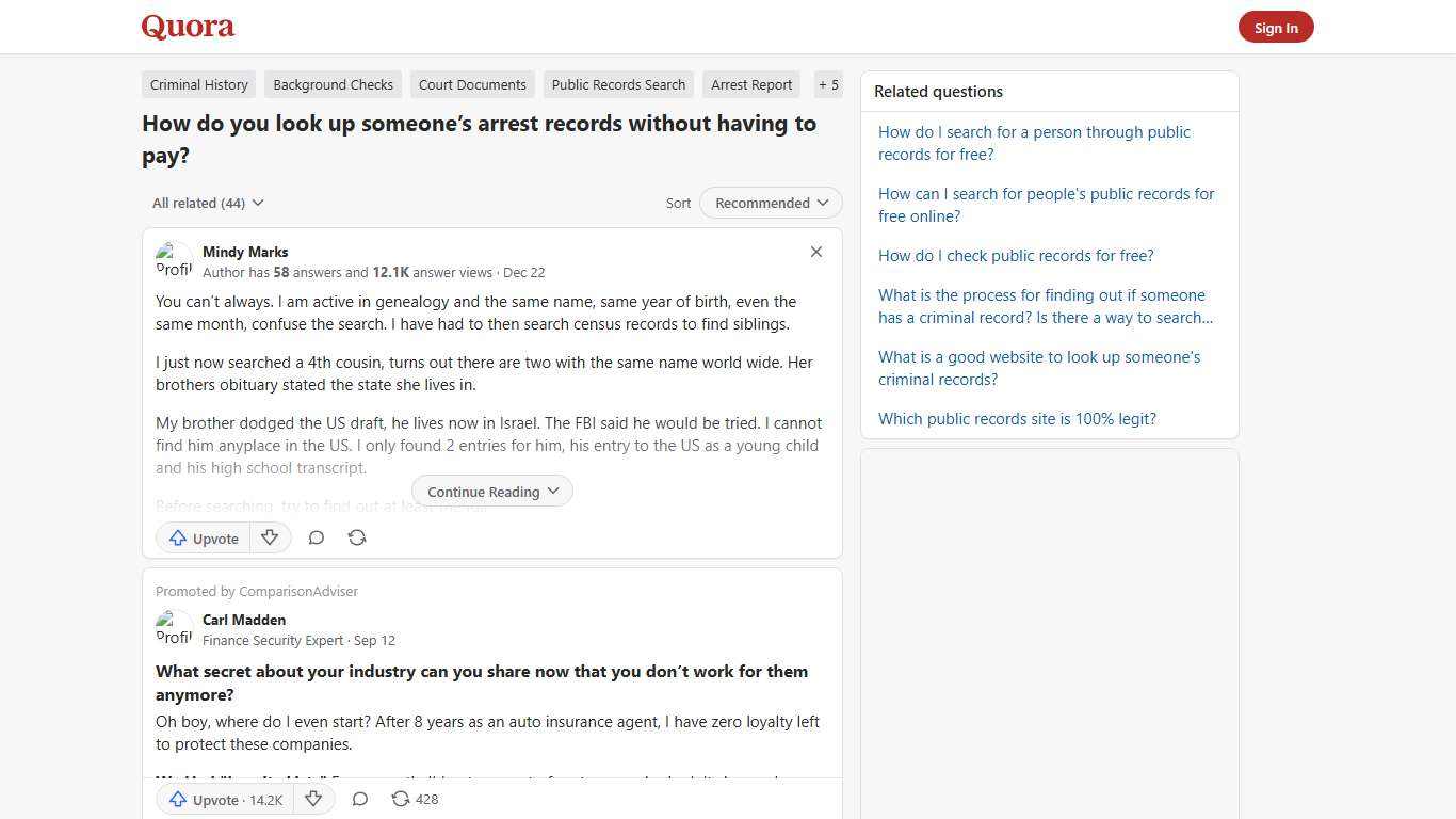 How to look up someone’s arrest records without having to pay - Quora